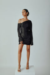 Beverly Mini Dress - Black | Relove