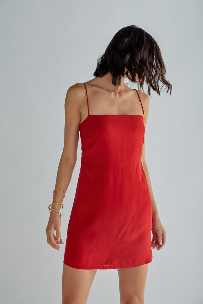 Brava Dress - Red
