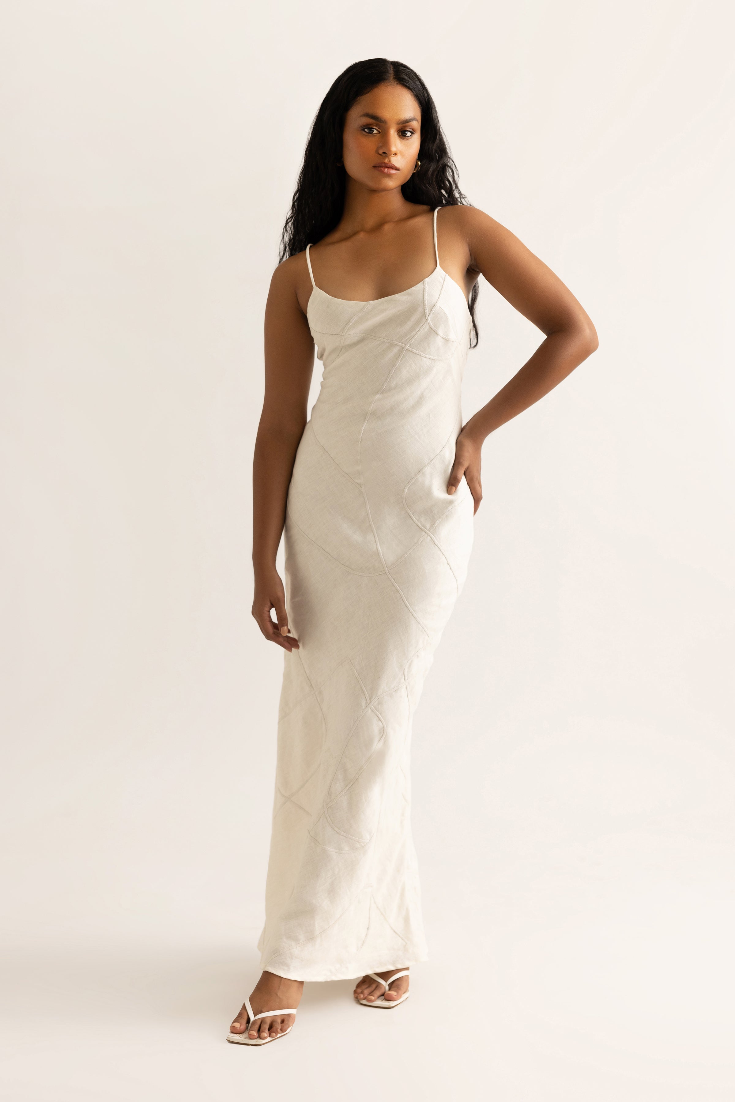 Elva Dress Ivory Summer Somewhere