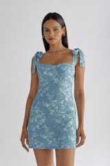 May Mini Dress - Sky