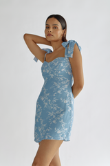 May Mini Dress - Sky