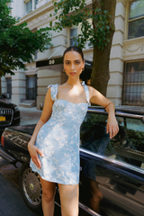 May Mini Dress - Sky