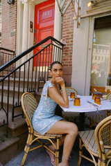 May Mini Dress - Sky