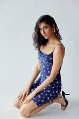 Andrea Mini Dress - Blue