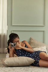Andrea Mini Dress - Blue