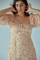 Scarlett Mini Dress - Orange | Relove